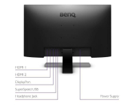 BenQ EW3270UE czarny 4K HDR - 530083 - zdjęcie 3